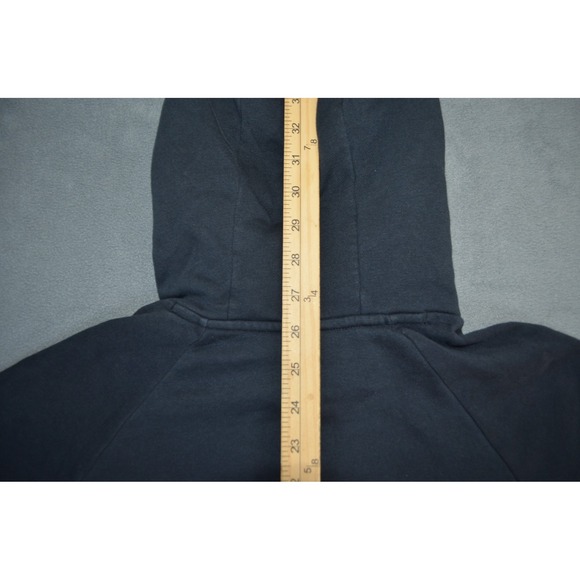 Under Armour Rival Fleece Short Sleeve Hoodie Black Loose Fit 1357450 Mens Small - Picture 8 of 8